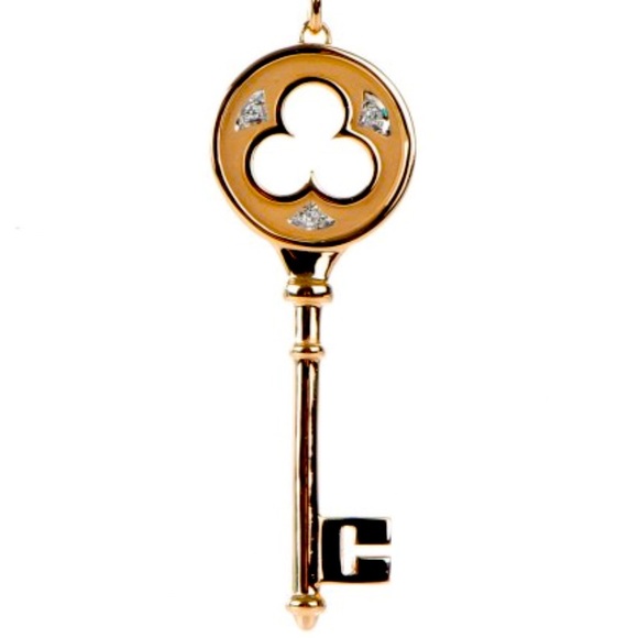Tiffany & Co. Jewelry - ❌SOLD❌Tiffany rose gold diamond clover key